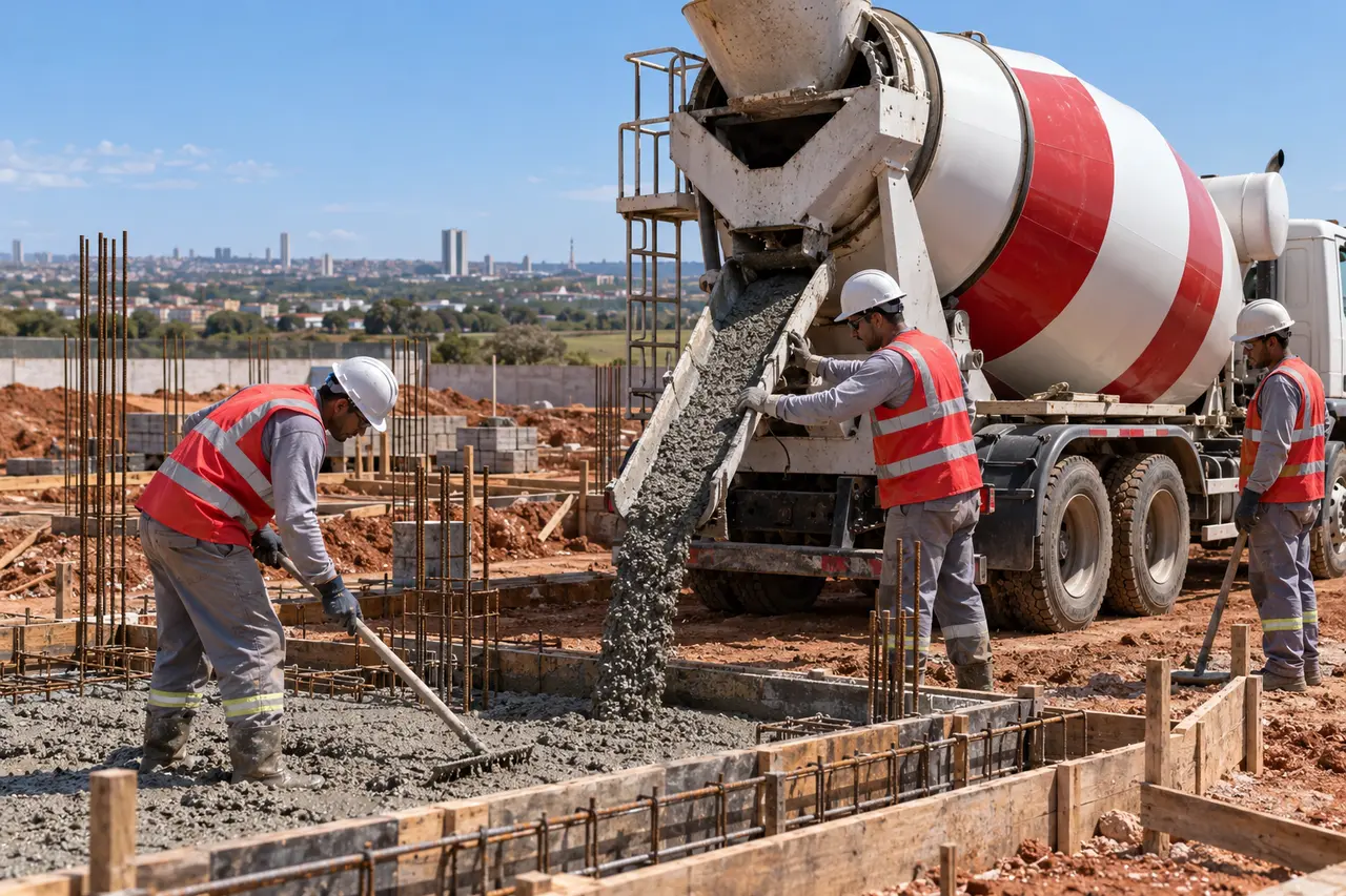 Operação de concreto usinado no Distrito Federal 8